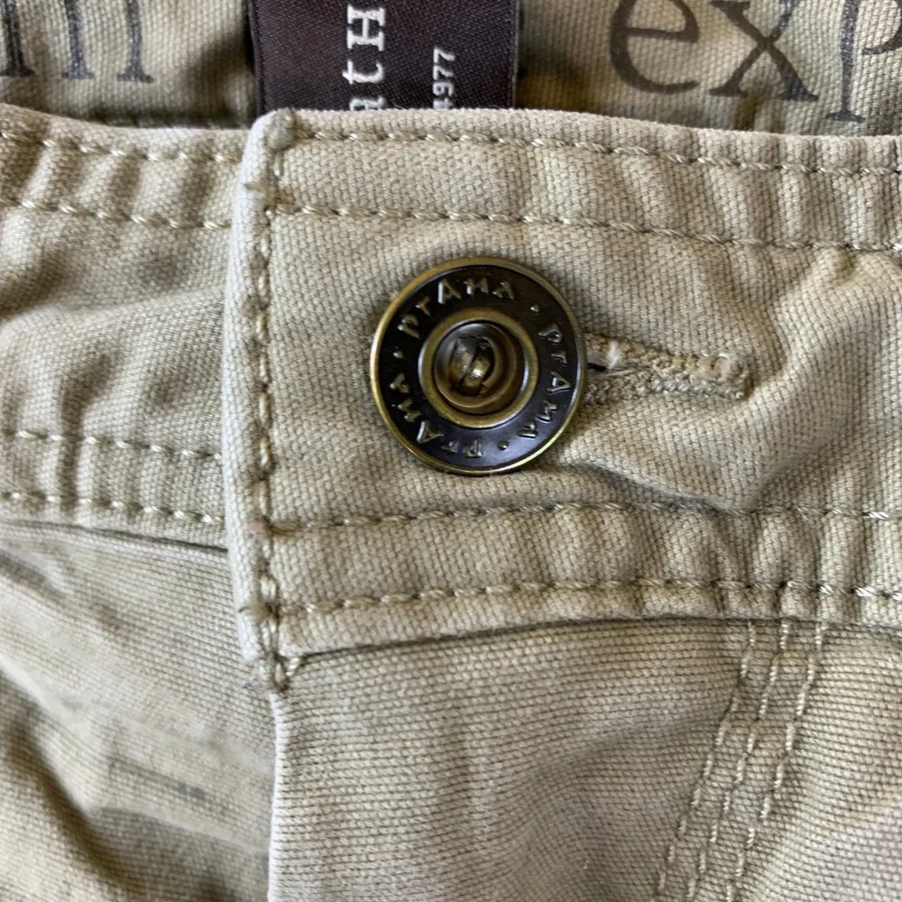 Prana Carpenter Pants Mens 32x30 Khaki Flannel Lined Insulated Workwear Gorpcore